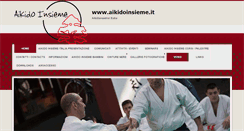 Desktop Screenshot of aikidoinsieme.it